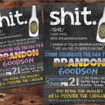 Diaper Party Invitations For Men