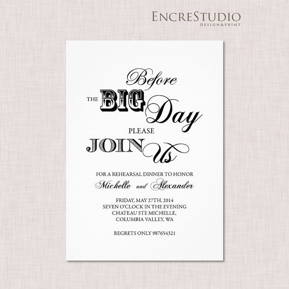 Dinner Invitation Paper