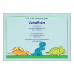 Dinosaur Invitation Background