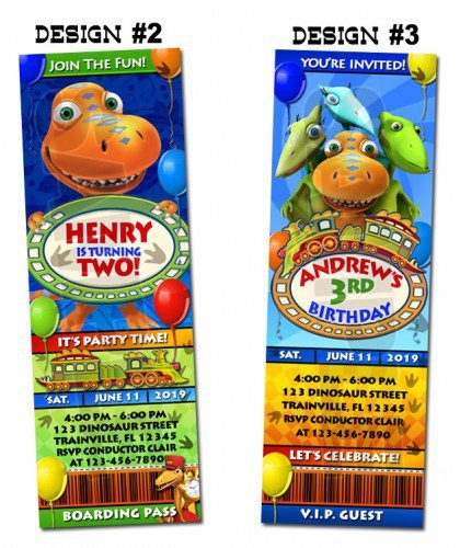 Dinosaur Train Invitations Australia