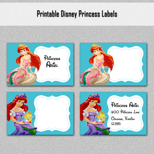 Disney Ariel Invitations