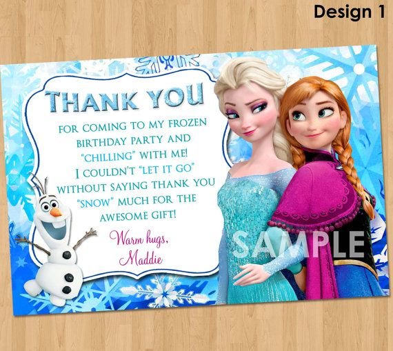 Disney Olaf Pool Party Invitations