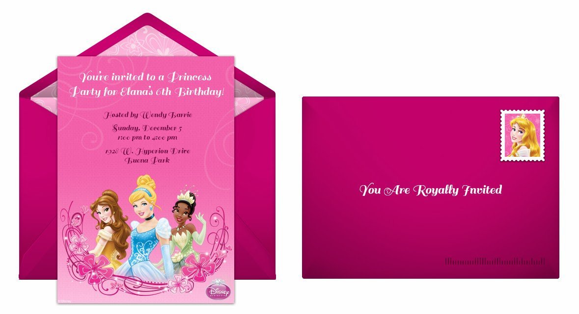 Disney Princess Invitation Maker