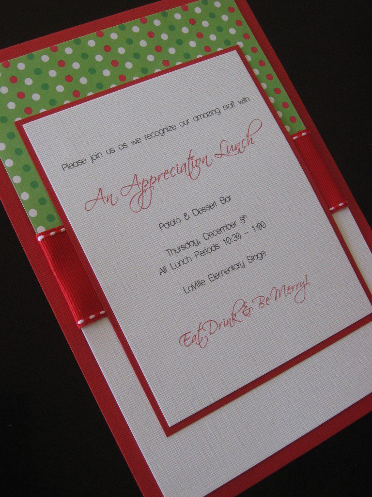 Diy Christmas Party Invitations