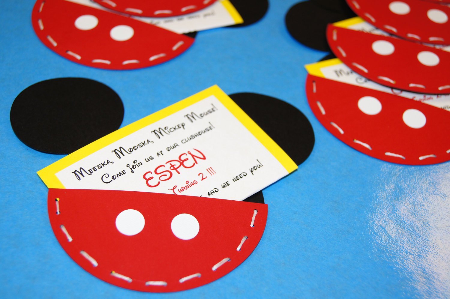 Diy Mickey Mouse Invitations