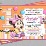 Handmade Minnie Mouse Birthday Invitations