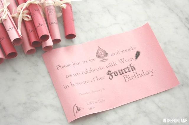 Do It Yourself Princess Invitations