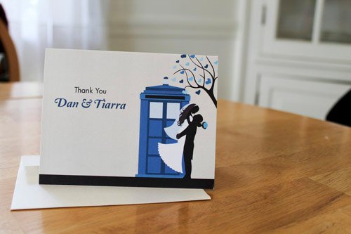 Doctor Who Themed Wedding Invitations