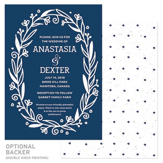 Earth Friendly Wedding Invitations