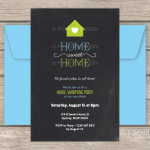 Easter Chalkboard Invitations