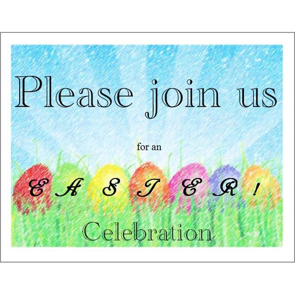 Easter Church Invitation Templates