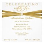 Elegant 85th Birthday Invitations