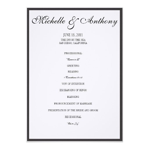 Elegant Black And White Wedding Invitations