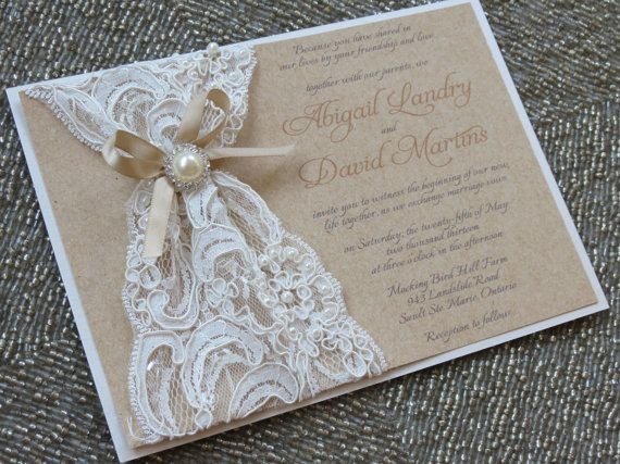 Elegant Bridal Invitations