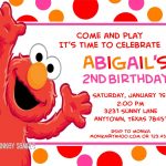 Elmo 1st Birthday Invitations