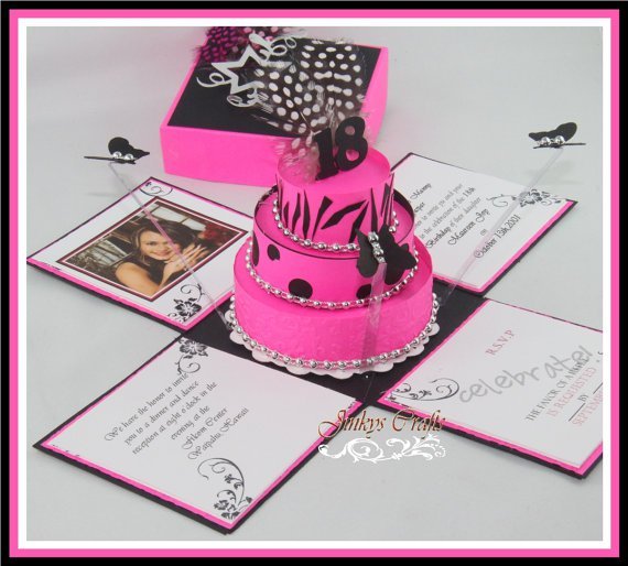 Exploding Box Invitation Kit