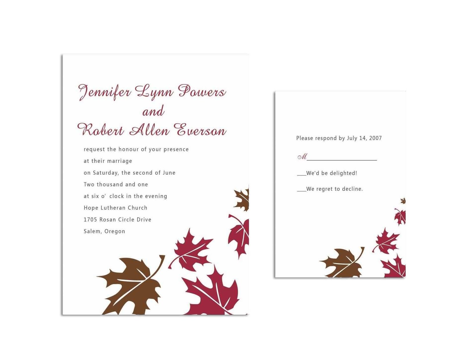 Fall Bridal Shower Invitations Cheap