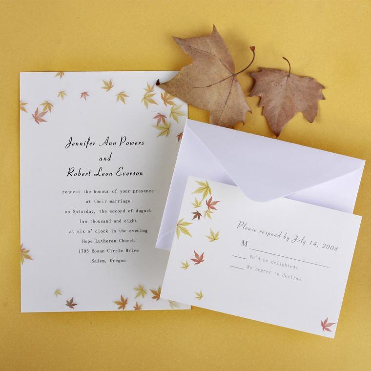 Fall Event Invitations