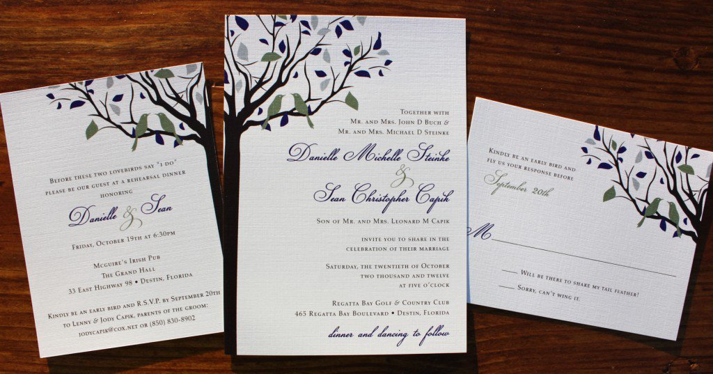 Fall In Love Wedding Invitations