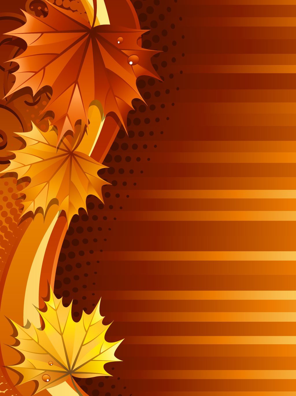 Fall Wedding Invitation Background Designs