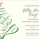 Elegant Christmas Party Invitation Ideas