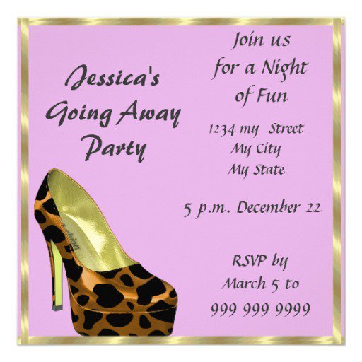 Farewell Invitation