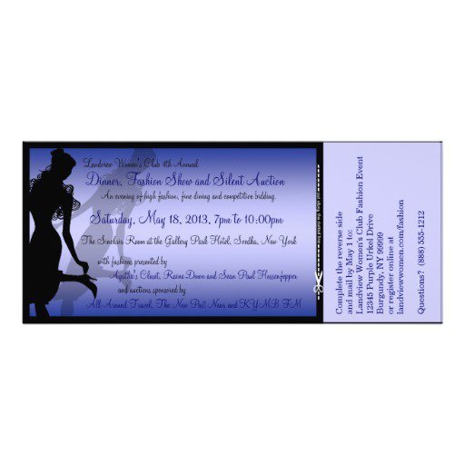 Fashion Show Invitation Design