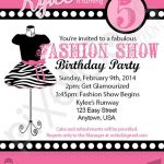Fashion Show Invitations Example