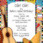 Fiesta Invitation Borders