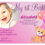 First Birthday Girl Invitations