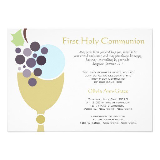 First Communion Invitations