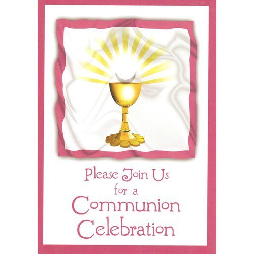 First Holy Communion Party Invitations