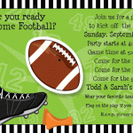 Football Field Party Invitation