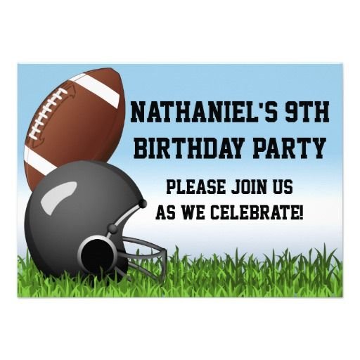 Football Invitations
