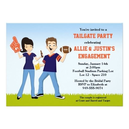 Football Tailgate Invitations