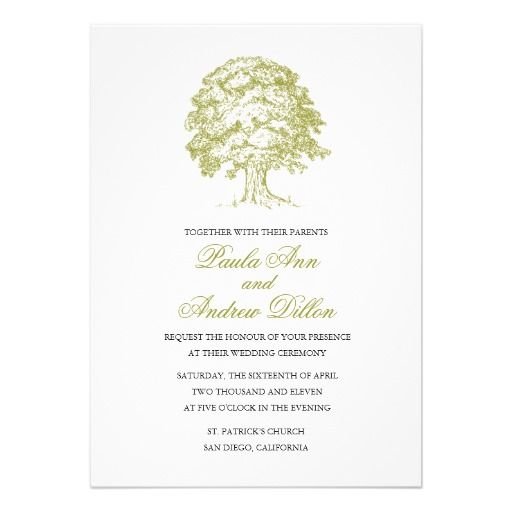 Forest Wedding Invitations