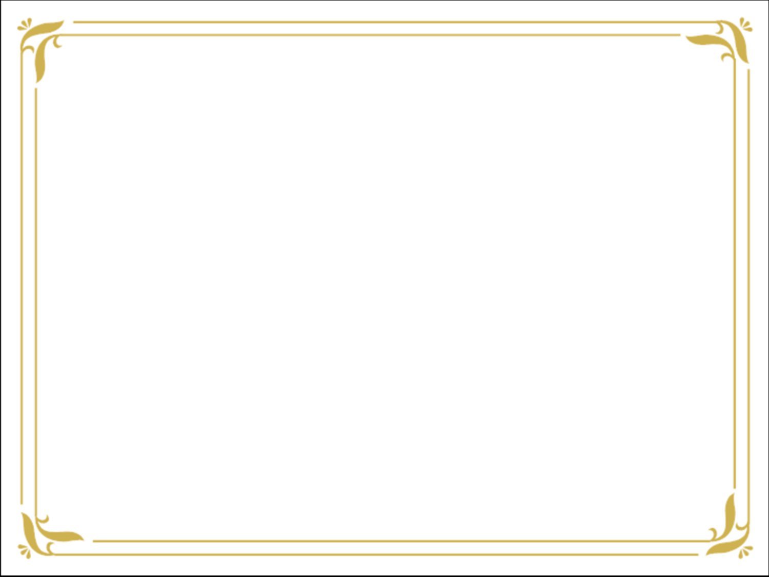 Formal Invitation Border Template