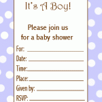 Free Baby Invitations To Print