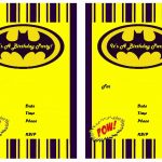 Free Batman Invitation Blanks