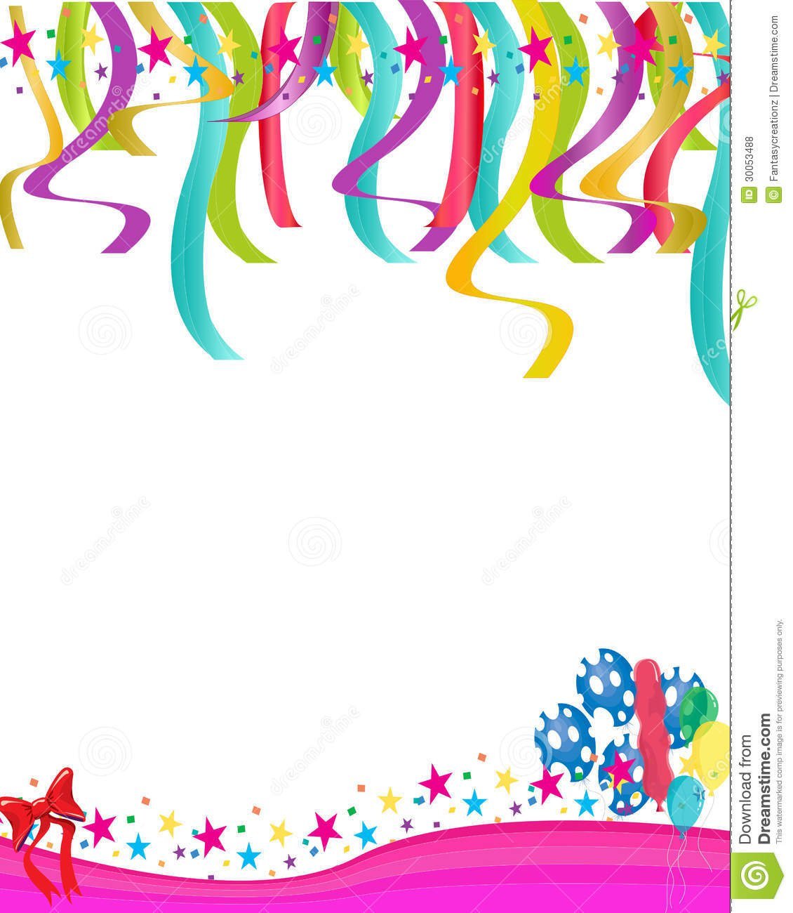 Free Birthday Invitation Background Templates