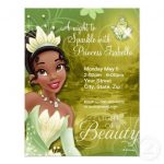 Princess Tiana Invitation Templates