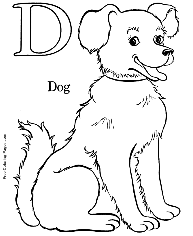 Free Printable Alphabet Coloring Pages