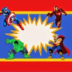 Free Avengers Printable Birthday Invitations