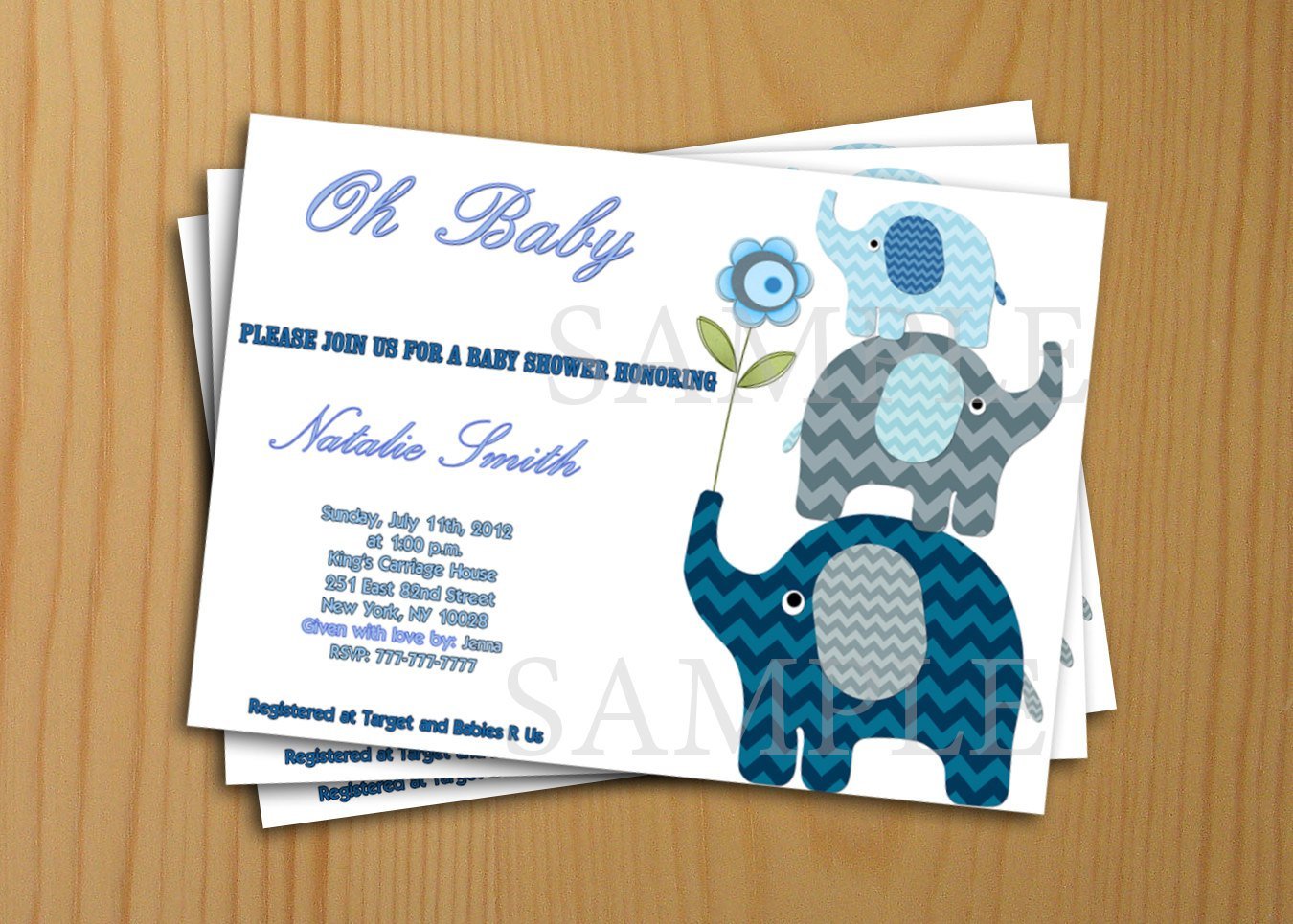 Free Printable Baby Shower Invitations Thank-you Card