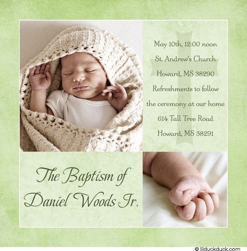 Free Printable Baptism & Christening Invitation