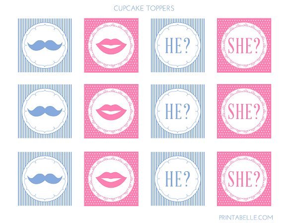 Free Printable Gender Reveal Invitations