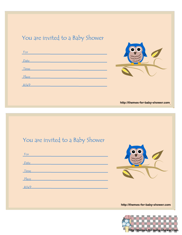 Free Printable Monkey Baby Shower Invitations