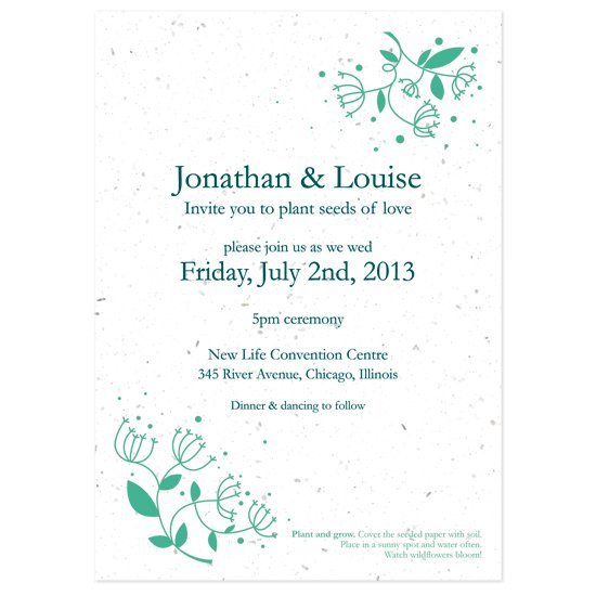 Free Printable Post Wedding Reception Invitations