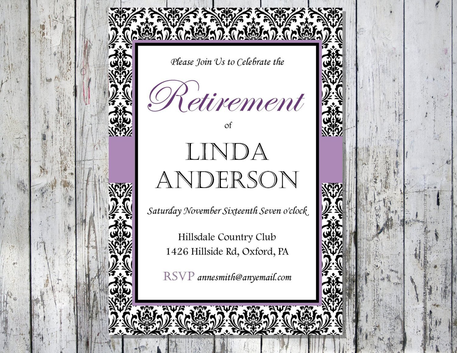 Free Printable Retirement Invitations