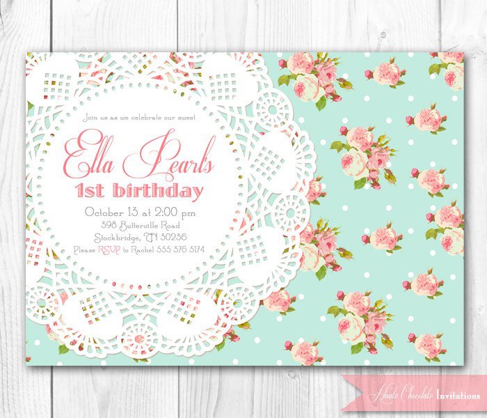 Free Vintage Birthday Invitation Printables
